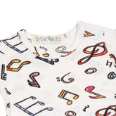Body Vestidinho Notas Musicais - Trend4Kids